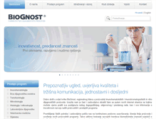 Tablet Screenshot of biognost.com